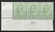 ½d Yellow-Green Control F7 (Co-Ex) perf type V2A plate 34 MOUNTED MINT