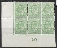 ½d Yellow-Green Control G7 (Co-Ex) perf type V2A plate 37 MOUNTED MINT