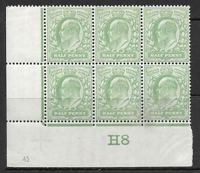 ½d Yellow-Green Control H8 (Co-Ex) perf type V2A plate 43 MOUNTED MINT margin