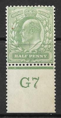 ½d Yellow-Green Control G7 perf with Co-ex rule MOUNTED MINT MM