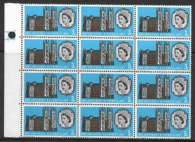 1966 Westminster Abbey 3d (Ord) - Listed Diadem Flaw UNMOUNTED MINT MNH
