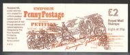GB FW7 1995 Birth Bicentenary - Sir Rowland Hill Booklet Complete - no Cylinder