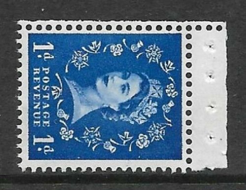 S24e 1d Wilding Violet Phos 1x 9.5mm wmk sideways UNMOUNTED MINT - Marginal