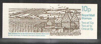 FA4 1978 Oast Houses - Folded Booklet - good perfs - Perf Type E