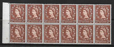 S38g 2d Wilding Edward Crown with variety - cyl 7 Tadpole flaw UNMOUNTED MINT
