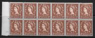 S38f 2d Wilding Edward Crown variety - cyl 10 Tadpole Shamrock UNMOUNTED MINT