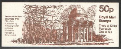 FB21a 1982 Temple of the Sun 50p Folded Booklet - good perfs