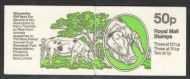 FB24 Apr 1983 Old Spot Pig (2nd Farm Animals) 50p Folded Booklet - good perfs