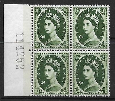 S128b 9d Wilding phosphor variety - Broken Daffodil UNMOUNTED MINT