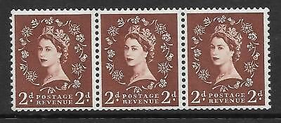 S37L 2d Wilding Edward Crown with variety - extra leg to R Lightly MOUNTED MINT