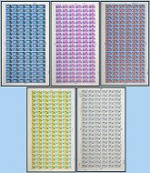 1969 Notable Anniversaries Full set in Complete Sheets No dot UNMOUNTED MINT MNH