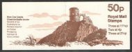 FB18a Feb 1982 Mow Cop Castle 50p Folded Booklet - good perfs