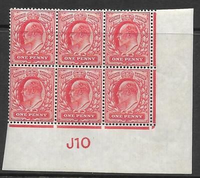 1d Scarlet Control J10 imperf perf type H1 plate 54 UNMOUNTED MINT