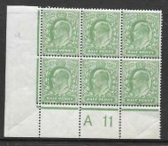 Sg 267 M3(1) ½d Control A11 (Co-Ex) perf type H2a plate 64 MOUNTED MINT