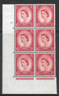 2½d Wilding Edward Crown cyl 33 No Dot perf type A(E/I) UNMOUNTED MINT