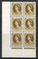 1 - Wilding Edward Wmk Cylinder 3 No Dot perf type A(E I) UNMOUNTED MINT