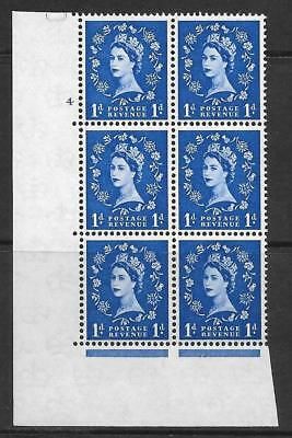 1d Wilding Multi Crown on White Cyl 4 No Dot perf A(E I) UNMOUNTED MINT MNH