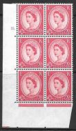2½d Wilding Multi Crown on White Cyl 55 Dot perf A(E I) UNMOUNTED MINT