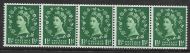 S26s 1½d Wilding Edward Crown listed variety - Daffodil Flaw UNMOUNTED MINT MNH