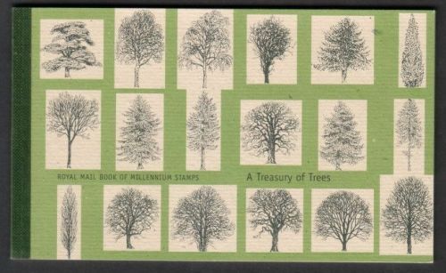 GB Prestige Booklet DX26 2000 A Treasury of Trees booklet SUPER CONDITION