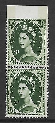 S128a 9d Wilding Violet Phosphor variety - Imperf margin UNMOUNTED MINT