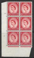 2½d Wilding Tudor Wmk Cylinder 10 Dot perf type A(E I) UNMOUNTED MINT