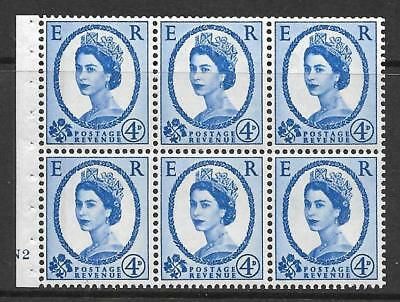 SB105 Wilding booklet pane Crowns Cyl N2 No Dot perf I UNMOUNTED MNT MNH