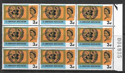 1965 Sg 681pa United Nations 3d (Phos) - Listed Flaw UNMOUNTED MINT