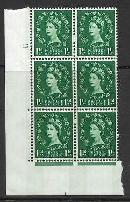 1½d Wilding Blue Phosphor on White Cyl 15 No Dot perf A(E/I) UNMOUNTED MINT