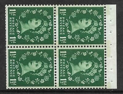 SB74a Wilding booklet pane Blue Phosphor perf type I UNMOUNTED MNT