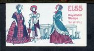 FR1a 1982 19th Centuary Womens Costume Series Folded Booklet - No Cylinder
