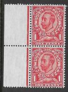 Sg 350a 1d Scarlet Downey Head die 2 Variety No X on Crown UNMOUNTED MINT MNH