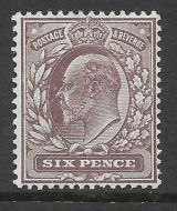 Sg 299 Spec M33(4) 6d Dull Purple (F) Somerset House UNMOUNTED MINT