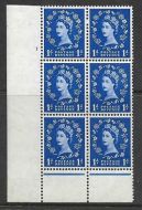 1d Wilding Tudor Wmk Cylinder 1 No Dot perf type B(I P) UNMOUNTED MINT