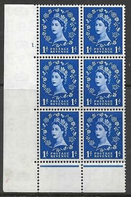 1d Wilding Tudor Wmk Cylinder 1 Dot perf type C(E P) UNMOUNTED MINT