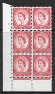 2½d Wilding Multi Crown on Cream Cyl 51 Dot perf C(E/P) UNMOUNTED MINT/MNH