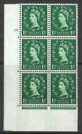 1½d Wilding Blue Phosphor on White Cyl 15 Dot perf A(E I) UNMOUNTED MINT
