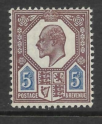 Spec M30(3) 5d Dp Dull Red Purple  Bright Blue Somerset House UNMOUNTED MINT