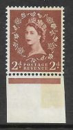 S46c 2d Wilding Blue Phos Cream with 1 x 8mm Band typo marginal UNMOUNTED MINT