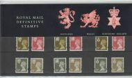 1993 Scotland/Wales/NI Regional Definitive Pack no.31 Presentation pack