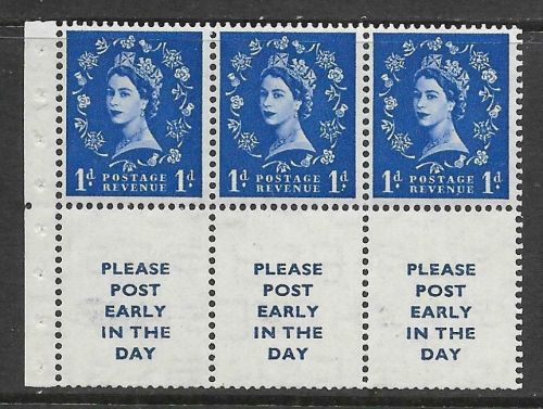 SB24a Wilding booklet pane Tudor modified setting perf Ie UNMOUNTED MNT