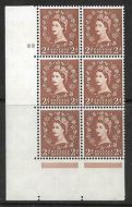 2d Wilding Multi Crown on Cream Cyl 22 No Dot perf A(E I) UNMOUNTED MINT