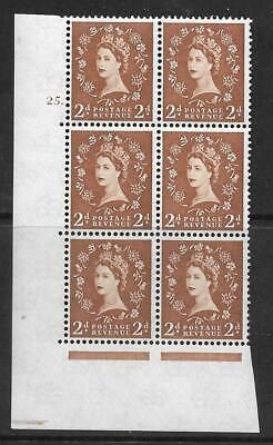 2d Wilding Multi Crown on White Cyl 25 Dot perf A(E I) UNMOUNTED MINT