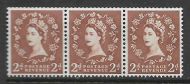 S41c 2d Wilding Multi Crown white with variety - Retouched 2 UNMOUNTED MINT