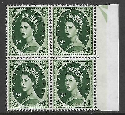 S128c 9d Wilding variety - Frame Flaw top Right UNMOUNTED MINT MNH
