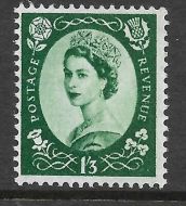 S147a 1 3 Wilding Blue Phosphor with 1 x 8mm broadband UNMOUNTED MINT
