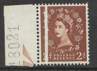 S40 2d Wilding Crowns Cream superb misprint UNMOUNTED MINT