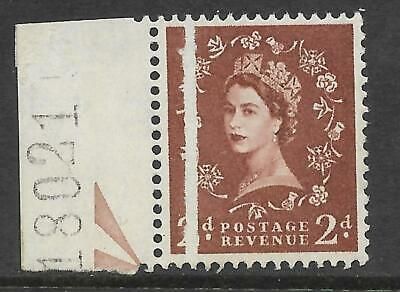 S40 2d Wilding Crowns Cream superb misprint UNMOUNTED MINT