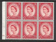 SB81 Wilding booklet pane Edward Crown perf type Ie cyl J9 Dot UNMOUNTED MNT