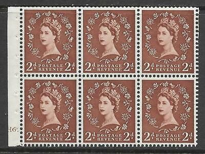 SB79 Wilding booklet wmk Crowns cylinder H6 Dot perf Ie UNMOUNTED MNT MNH